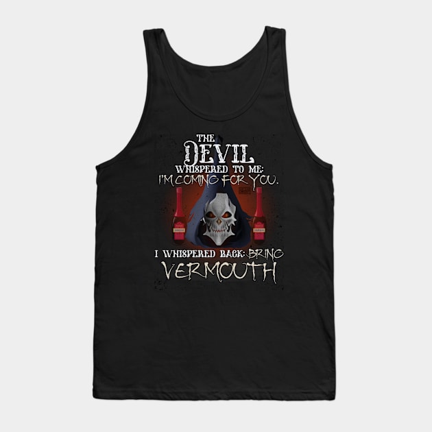 COOL GRUNGE VERMOUTH DEVIL WHISPERED BRING ALCOHOL Tank Top by porcodiseno